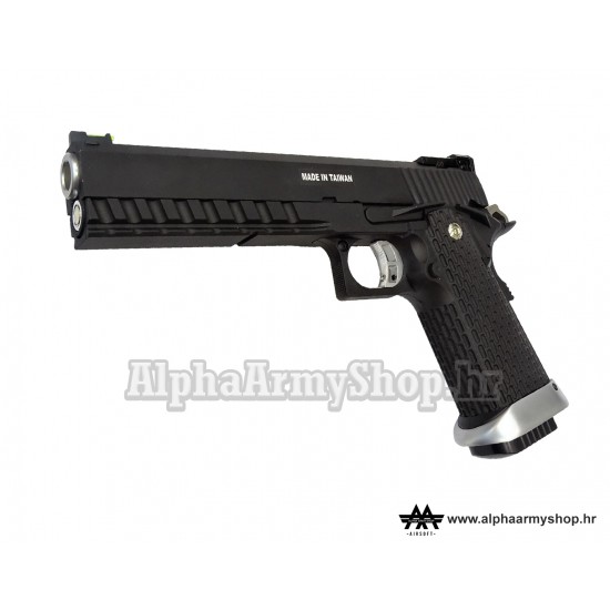 Hi-Capa 6 Full Metal GBB Black (KJ Works) 1090